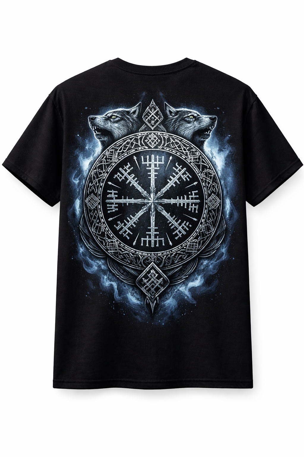 Playera de lobo para hombre - Vuelta