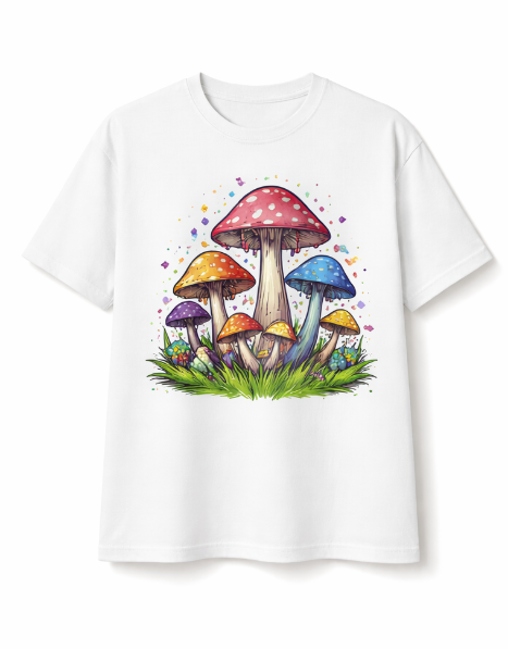 Playera de hongo para hombre